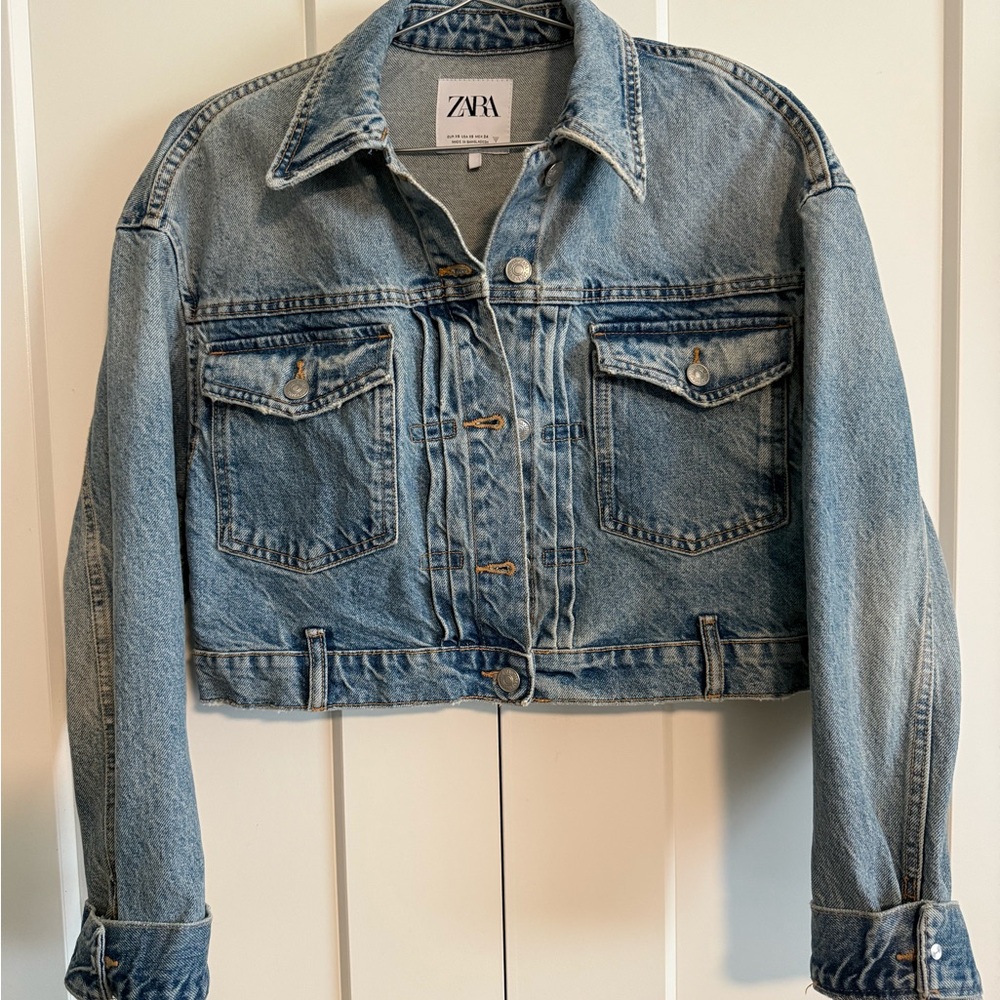 Zara Women's Classic Blue Jean Jacket